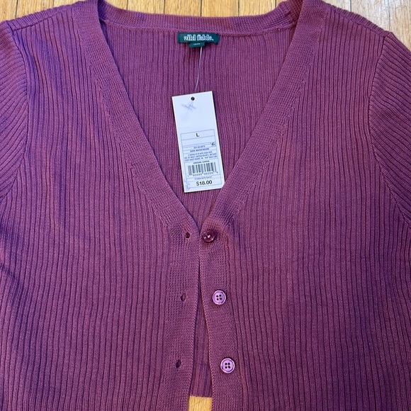 Dark Mauve Wild Fable Sweater NWT - Picture 4 of 7